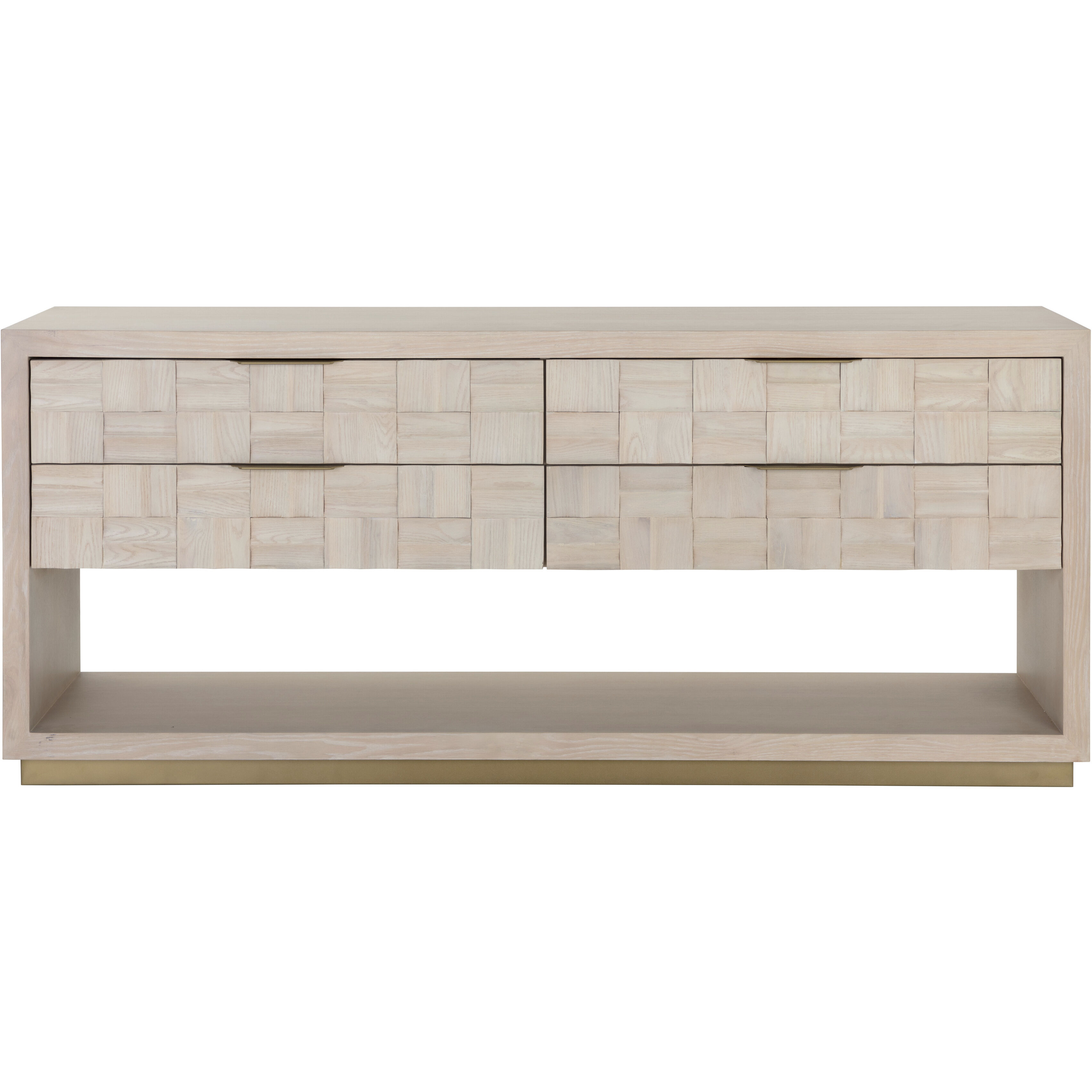 Akava Light Wash / Gold Dresser